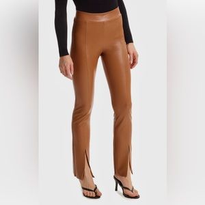 COMMANDO Faux Leather Split Front Pant